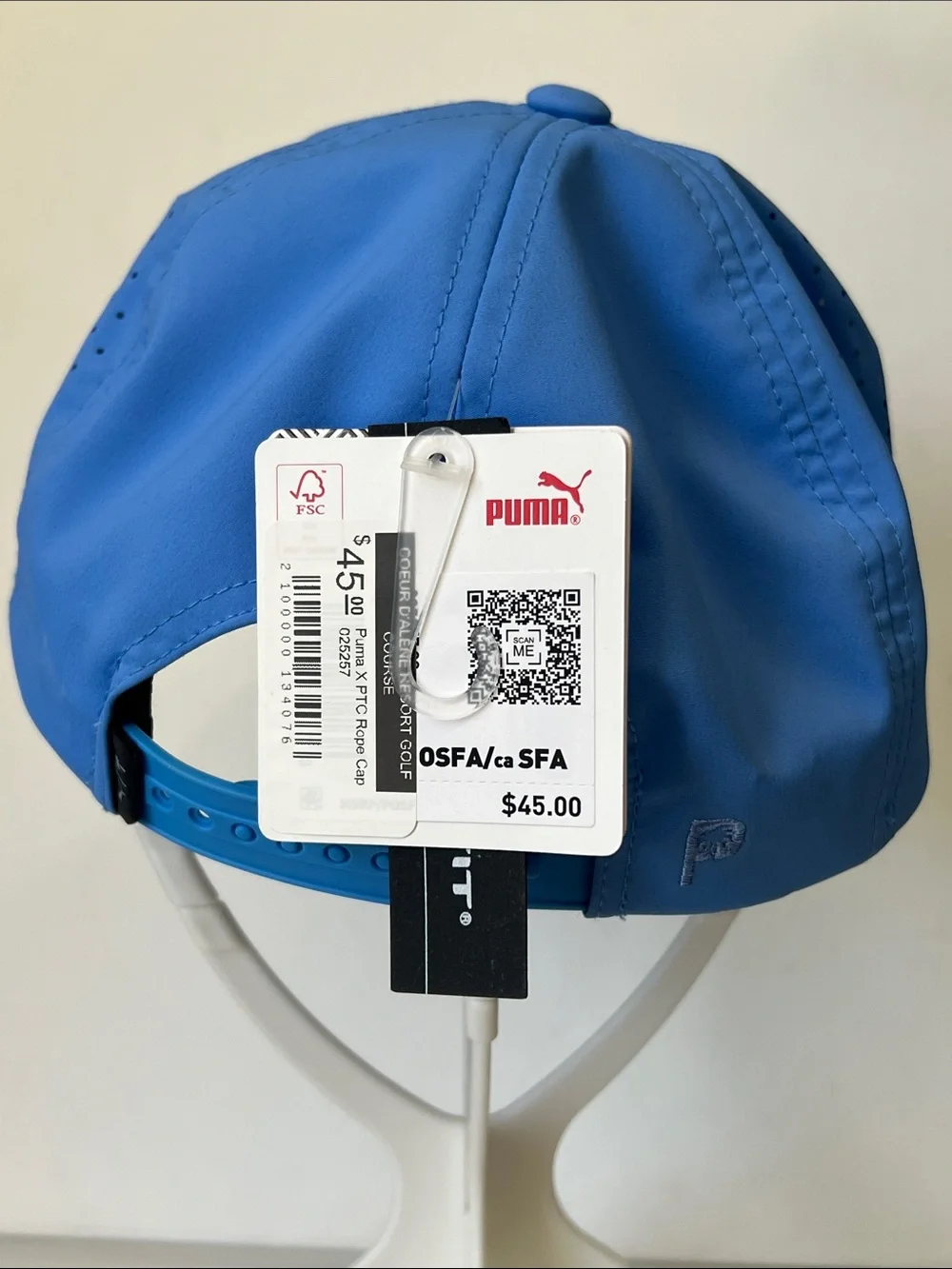 NWT Puma x Palm Tree Crew Tech Rope Cap in Regal Blue